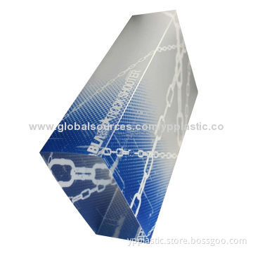 Plastic Packaging Box Sleeve, Customized Sizes and Prints Available, 15-year Manufacturer